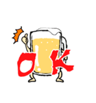 行こうぜビール（個別スタンプ：6）