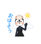 黒が好きです（個別スタンプ：3）