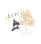 Fluffy Snowmanの冬（個別スタンプ：7）