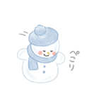 Fluffy Snowmanの冬（個別スタンプ：8）