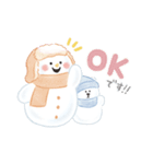 Fluffy Snowmanの冬（個別スタンプ：11）