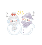 Fluffy Snowmanの冬（個別スタンプ：12）