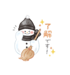 Fluffy Snowmanの冬（個別スタンプ：14）