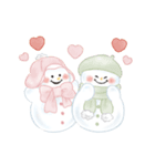 Fluffy Snowmanの冬（個別スタンプ：16）