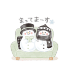 Fluffy Snowmanの冬（個別スタンプ：18）