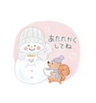 Fluffy Snowmanの冬（個別スタンプ：32）