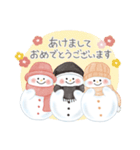 Fluffy Snowmanの冬（個別スタンプ：39）