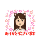 可愛い猫耳ガール（個別スタンプ：10）