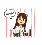 可愛い猫耳ガール（個別スタンプ：11）