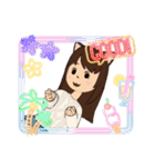 可愛い猫耳ガール（個別スタンプ：12）
