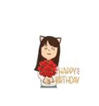 可愛い猫耳ガール（個別スタンプ：38）