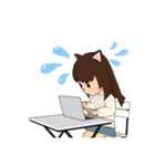 可愛い猫耳ガール（個別スタンプ：39）