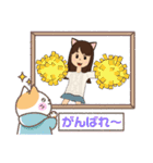 可愛い猫耳ガール（個別スタンプ：40）