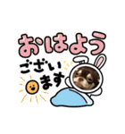 チョコたんチワワくん（個別スタンプ：1）