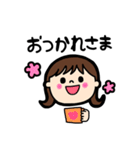 amaikumasan（ゆるかわ、かわいい女の子）（個別スタンプ：3）