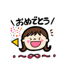 amaikumasan（ゆるかわ、かわいい女の子）（個別スタンプ：11）