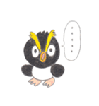 イワトビペンギンのイワちゃん水彩スタンプ（個別スタンプ：30）