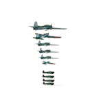 関西弁を喋る海軍航空隊（個別スタンプ：34）