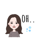 お洒落英字 女の子（個別スタンプ：11）