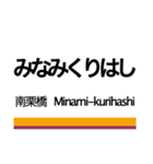 日光線・宇都宮線の駅名スタンプ（個別スタンプ：4）