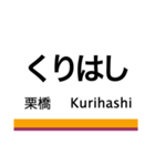 日光線・宇都宮線の駅名スタンプ（個別スタンプ：5）