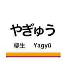 日光線・宇都宮線の駅名スタンプ（個別スタンプ：7）