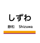 日光線・宇都宮線の駅名スタンプ（個別スタンプ：10）