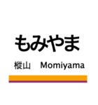 日光線・宇都宮線の駅名スタンプ（個別スタンプ：18）