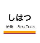 日光線・宇都宮線の駅名スタンプ（個別スタンプ：37）