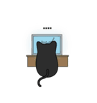 黒猫 custom sticker（個別スタンプ：21）