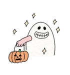 幽霊のハロウィン（個別スタンプ：6）