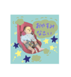 赤ちゃんスタンプ♪似顔絵（個別スタンプ：1）