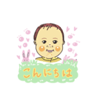 赤ちゃんスタンプ♪似顔絵（個別スタンプ：7）