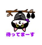 はちわれ猫ロック【ハロウィン】（個別スタンプ：14）