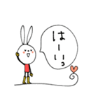 mottoのvうさぎ♡冬など（個別スタンプ：4）