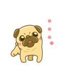 パグのもなちゃん。（個別スタンプ：6）