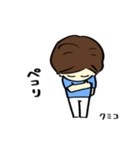 元気なクミコさん（個別スタンプ：7）