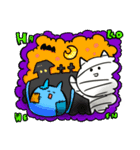 3さいウサギ(ハロウィン)（個別スタンプ：37）