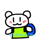 くまちゃんの日々（個別スタンプ：4）