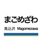 野田線の駅名スタンプ（個別スタンプ：32）