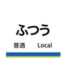 野田線の駅名スタンプ（個別スタンプ：36）