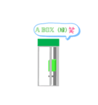電話ボックス（A BOX 緑）（個別スタンプ：7）