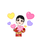 着物スタイル 成人（個別スタンプ：4）