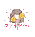 ゆるふわ髪の女の子（個別スタンプ：6）