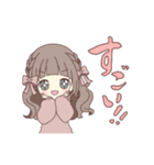 ゆるふわ髪の女の子（個別スタンプ：18）