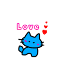 青ねこさん（個別スタンプ：17）