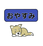 吹き出しシバ犬君（個別スタンプ：30）