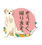 With lovely dogs.（個別スタンプ：18）