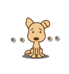 【犬の日】かわいい茶色犬スタンプ（個別スタンプ：30）