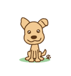 【犬の日】かわいい茶色犬スタンプ（個別スタンプ：40）